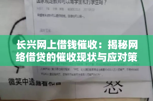 长兴网上借钱催收：揭秘网络借贷的催收现状与应对策略