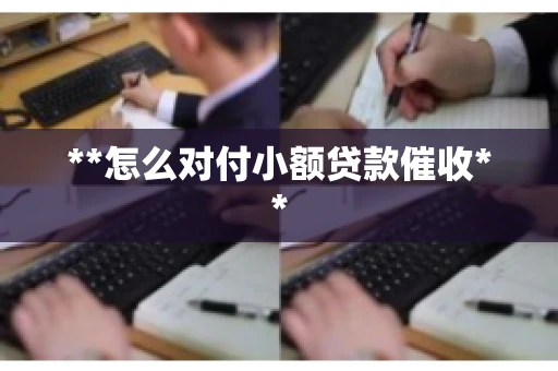 **怎么对付小额贷款催收**
