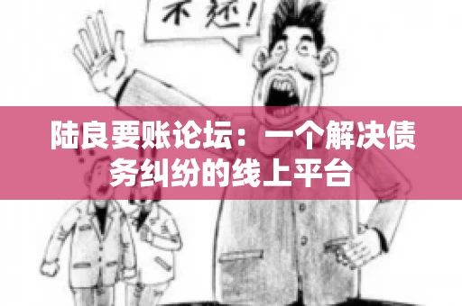 陆良要账论坛:一个解决债务纠纷的线上平台 陆良要账论坛:一个解决债务纠纷的线上平台