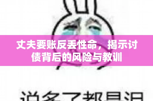 丈夫要账反丢性命，揭示讨债背后的风险与教训