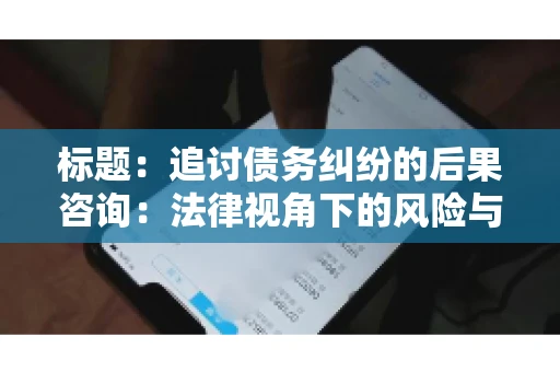 标题：追讨债务纠纷的后果咨询：法律视角下的风险与应对